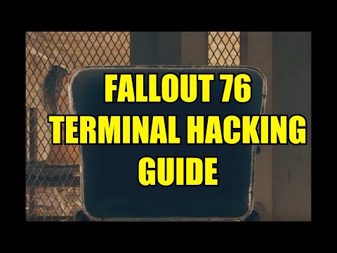 Fallout 76 Terminal Hacking Guide