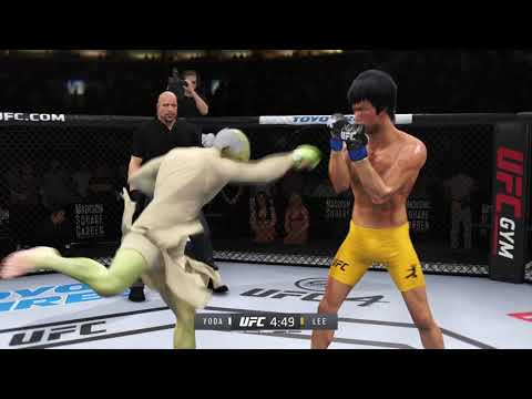 Bruce Lee vs. Master Yoda - EA Sports UFC 4 - Epic Fight 🔥🐲