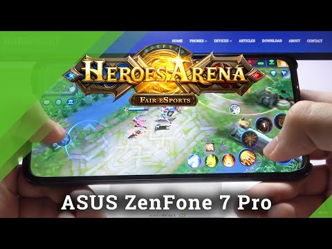 Gameplay of Heroes Arena in ASUS Zenfone 7 Pro – Gaming Test