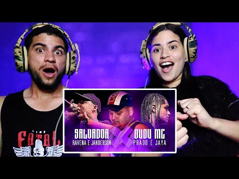 REACT (MELHOR DA NOITE 🔥) SALVADOR, RAVENA E JANDERSON X DUDU, JAYA E PRADO