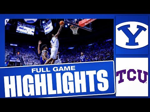 Full Game Highlights || BYU vs TCU || Men's Basketball (2026)
