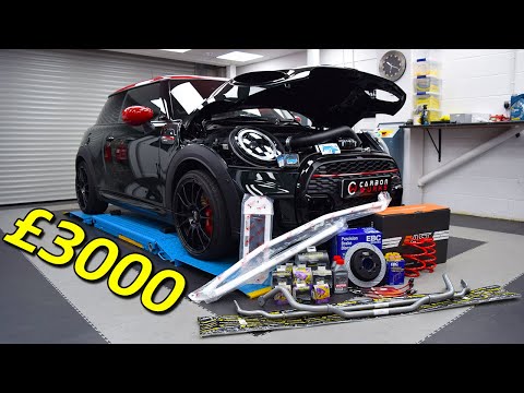 Adding £3000 in Handling UPGRADES to a Mini JCW F56 LCI2