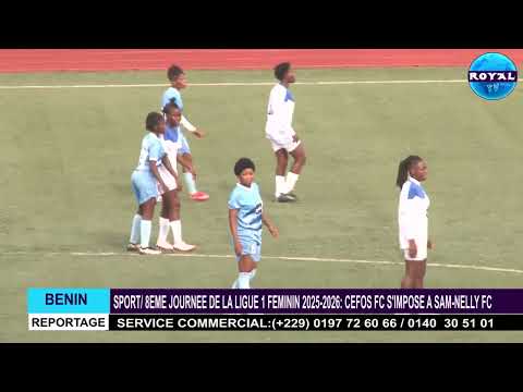 SPORT/ 8TH MATCHDAY OF THE 2025-2026 WOMEN'S LIGUE 1: CEFOS FC WINS AT SAM NELLY FC