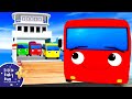 10 Little Buses Count Buses Babies Dinosaurs Nursery Rhymes Kids Songs