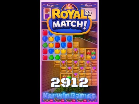 Royal Match Level 2912 - No Boosters Gameplay