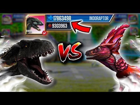 INDORAPTOR vs UTAHRAPTOR LEVEL 999 | Jurassic World: The Game