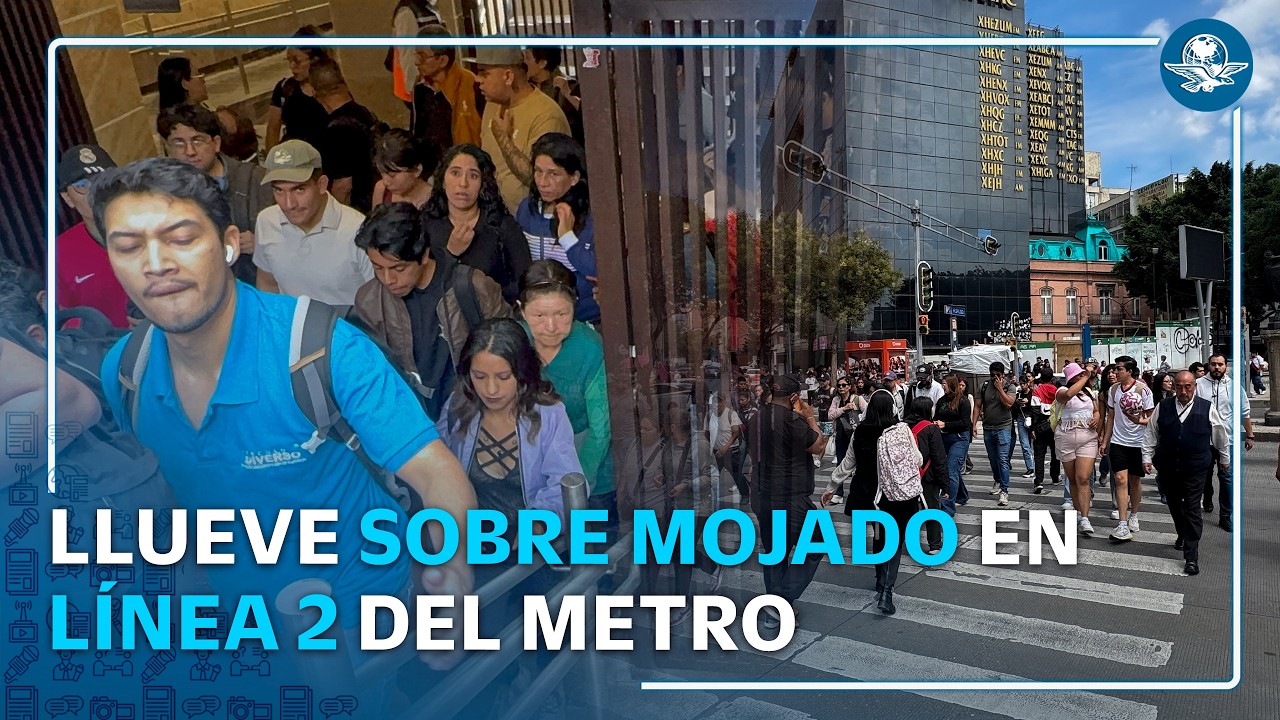 Colapso en Metro CDMX; cierres en Línea 2 afectan a miles de usuarios