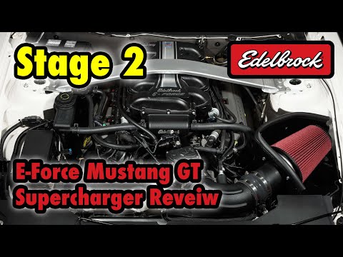 Edelbrock Mustang E-Force Supercharger Stage 2 Install and Test
