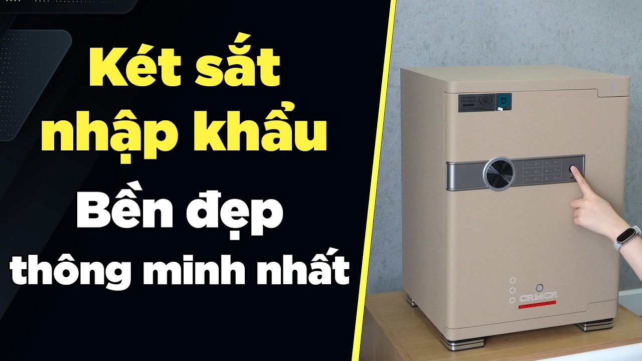 Két Sắt Xiaomi CRMCR 55JB Chống Cháy, Kết Nối App Xiaomi Home