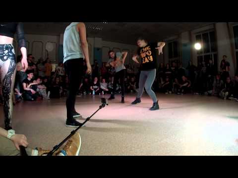 Inga&DHQ Muchacha(WIN) VS Mary&SofaStar(FraulesTeam) Final at "Siberian Dancehall Contest 2015"