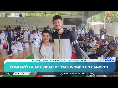 Comenzó la actividad de Taekwondo en Candioti | Nahuel Bar - Profesor de Artes Marciales