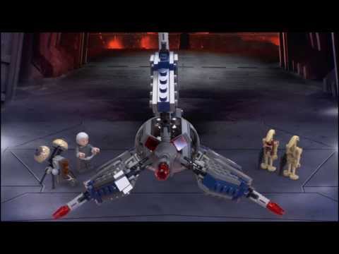 Vidéo LEGO Star Wars 75044 : Droïde Tri-Fighter