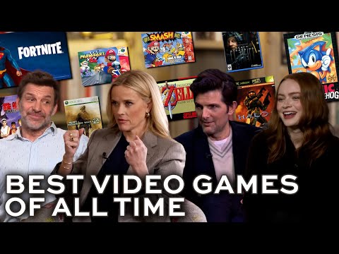 20 movie stars from Adam Scott to Sadie Sink on their favorite video game of all time