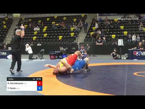 130 Kg Consi Of 4 - Ronald Dombkowski, Bad Karma Wrestling Club Vs Tom Foote, New York Athletic Cl