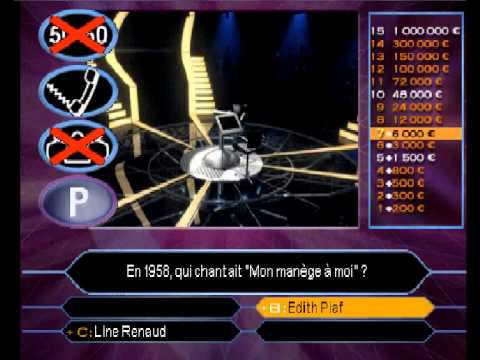 Qui Veut Gagner des Millions : 2�me Edition Playstation 2