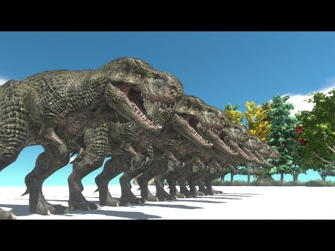 🦖 T-REX X6 VS ALL FACTIONS - Animal Revolt Battle Simulator