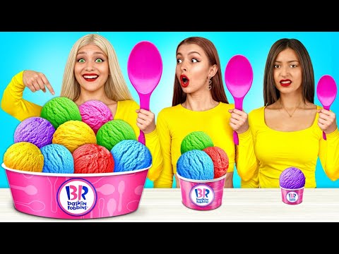 Groß vs. Mittel vs. Klein – Essens-Challenge | Riesiger vs. winziger Schokoladenkuchen von X-Chal...