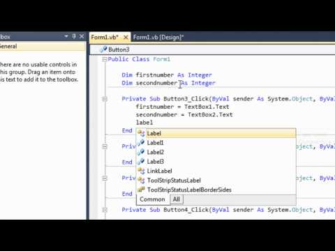 Visual Basic 2010 for Beginners - Tutorial 2 - Part 2