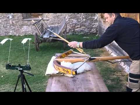 Shooting a 1270 lb Great Horn Composite Crossbow