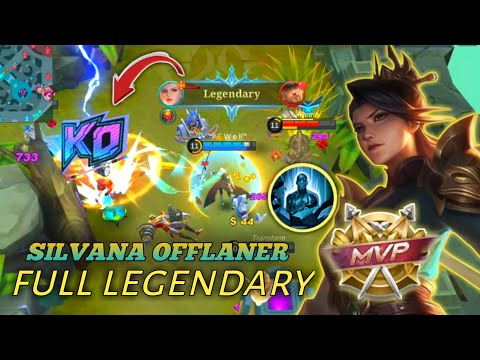 SILVANA OFFLANER INSANE DAMAGE|BUILD SILVANA TERSAKIT 2022|SILVANNA BEST BUILD 2022_MLBB