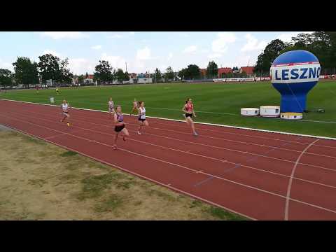 Lena 100m czas 14.45 (PB) 1 tor - Grand Prix Leszno 26.05.2018
