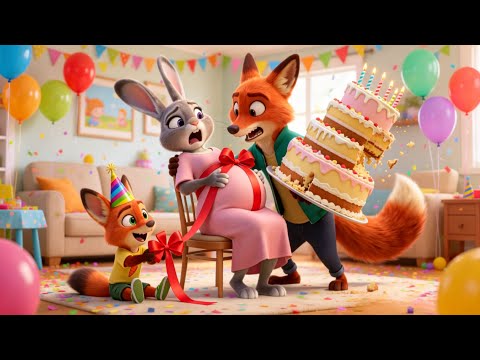 ZOOTOPIA 2: Welcome Little Foxbun! 🦊🐰 Nick & Judy's Baby Shower & Birth Scene #zootopia2 #disney