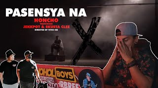 Honcho - Pasensya na ft. Jekkpot x Skusta Clee | REACTION VIDEO | Visual Artist Perspective