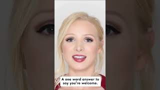 Stop saying &quot;you&#39;re welcome&quot; | Use these alternatives to sound like a native! #shorts