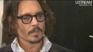 Alice in Wonderland Premiere in London 25.02.10 - Interview video