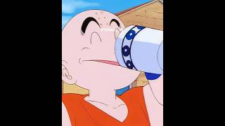 Krillin's First Drink! | Dragon Ball #shorts
