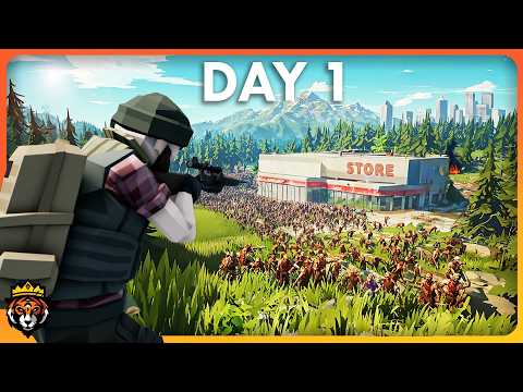 DAY 1 in the MOST Chaotic New Zombie Game... and I Love it