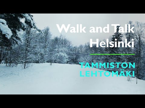 MEDITATING WALK IN SNOW FOREST | Winter in Finland