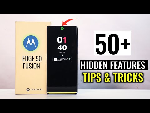 Moto Edge 50 Fusion - Top 25 Secret Features | Hello UI 🔥| Moto Edge 50 Fusion Tips & Tricks 😍