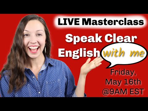 實時英語發音大師班 (LIVE English Pronunciation Masterclass)