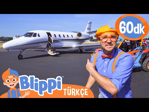 Blippi Bir Özel Jet Keşfediyor | Blippi Türkçe - Çocuklar için Eğitici Videolar