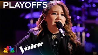 Ruby Leigh Shows Her Sensitive Side on Linda Ronstadt&#39;s &quot;Long Long Time&quot; | The Voice Playoffs | NBC