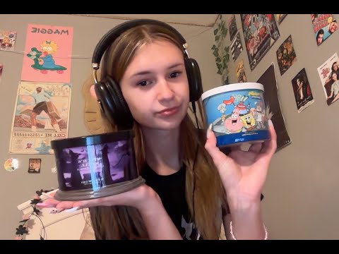 ASMR Candle Collection (glass tapping & over explaining)