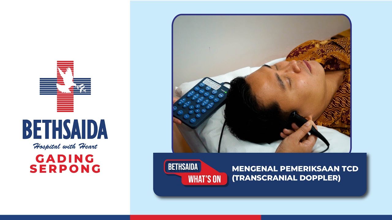 dr. Puspasari menjelaskan pemeriksaan Transcranial Doppler (TCD)