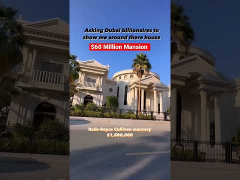 $60 Million Mansion Dubai Home Tour #Luxury #mansion #realestate #Shorts #Dubai