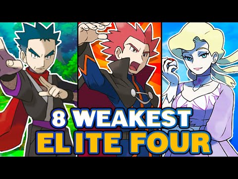 Worst Elite Four Members from Every Pokemon Generation