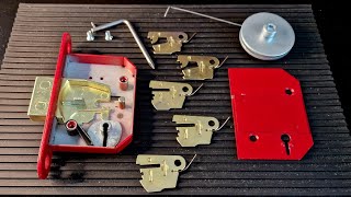 ERA 5 lever mortice lock picked and gutted. Lever lock progression - Part 5