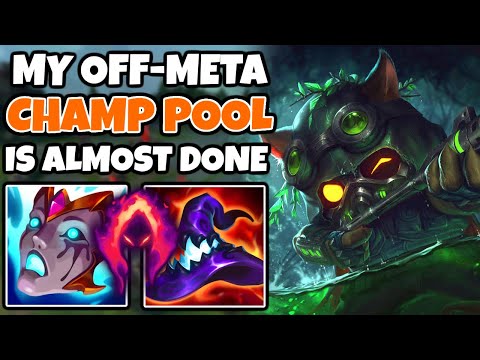 My Off-Meta Climb Champ Pool is almost complete. AP Teemo Mid & AP Ezreal Mid | 13.15