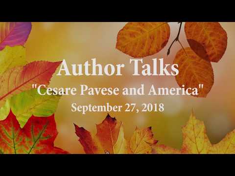 Author Talks: "Cesare Pavese and America"