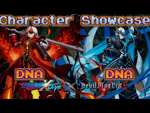 Mega Man X DiVE x Devil May Cry 5 - X Dante Trigger & Zero Vergil Trigger (DNA) - Character Showcase