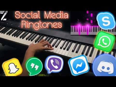 SOCIAL MEDIA RINGTONES ON PIANO