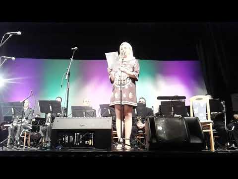 Split, koncert "Kuća naše pisme" - početak ,Orkestar HRM, Edita L. Jelić, Dom HV,16.10.2019.