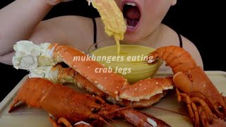 how different mukbangers eat crab legs.
