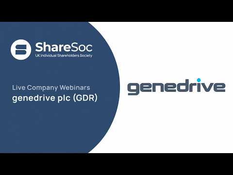 ShareSoc Webinar with genedrive (GDR) - Sep 2026
