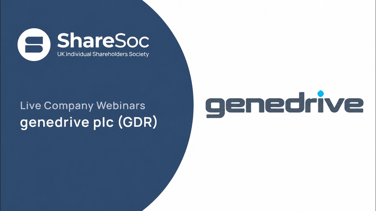 Thumbnail for ShareSoc Webinar with genedrive (GDR) - Sep 2026