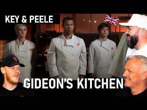 Key & Peele - Gideon's Kitchen REACTION!! | OFFICE BLOKES REACT!!